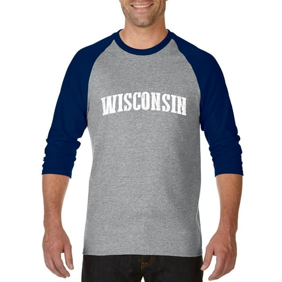 Artix - Mens Raglan Sleeve Baseball T-Shirts - Milwaukee Wisconsin