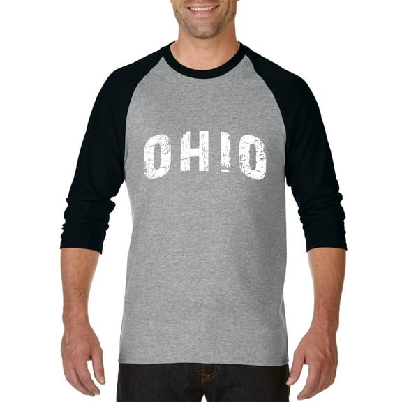 Artix - Mens Raglan Sleeve Baseball T-Shirts - Ohio