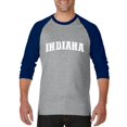 thumbnail image 1 of Artix - Mens Raglan Sleeve Baseball T-Shirts - Indiana, 1 of 5