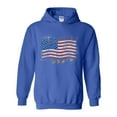 thumbnail image 1 of Artix - Mens Sweatshirts and Hoodies - American Flag USA in Gold, 1 of 5