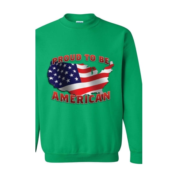 Artix - Mens Sweatshirts and Hoodies - American Proud To Be US Flag