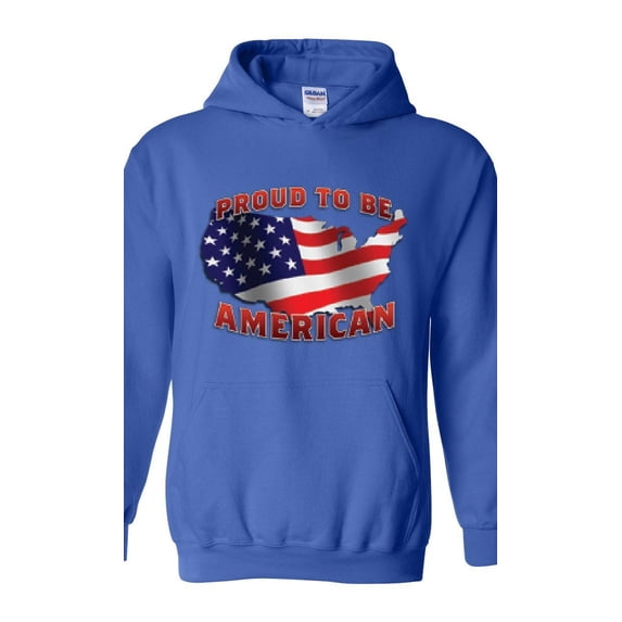 Artix - Mens Sweatshirts and Hoodies - American Proud To Be US Flag