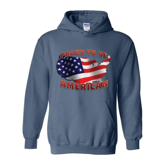 Artix - Mens Sweatshirts and Hoodies - American Proud To Be US Flag
