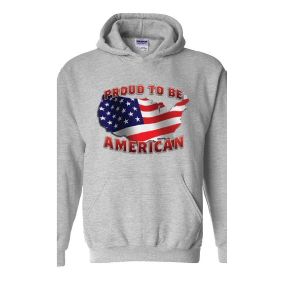 Artix - Mens Sweatshirts and Hoodies - American Proud To Be US Flag