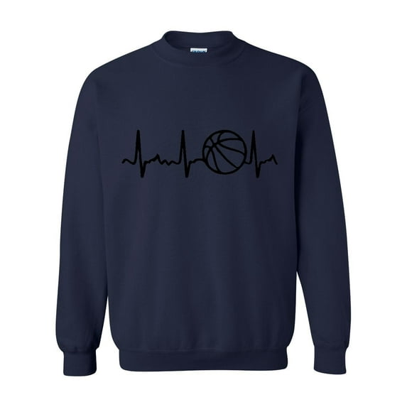 Artix - Mens Sweatshirts and Hoodies - Basketball Heartbeat