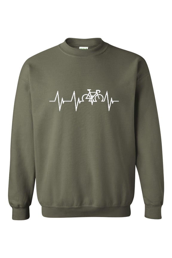 - Mens Sweatshirts and Hoodies - Bicycle Heartbeat