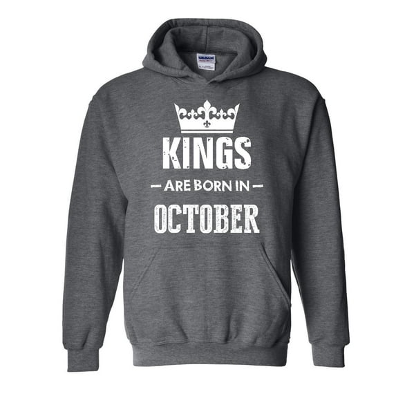 Artix - Mens Sweatshirts and Hoodies - Birthday Gift Kings Are Born In October