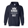 thumbnail image 1 of Artix - Mens Sweatshirts and Hoodies - Birthday Gift Kings are Born in May, 1 of 5