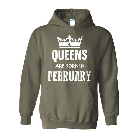 Artix - Mens Sweatshirts and Hoodies - Birthday Gift Queens Are Born in February
