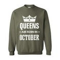 thumbnail image 1 of Artix - Mens Sweatshirts and Hoodies - Birthday Gift Queens Are Born in October, 1 of 5