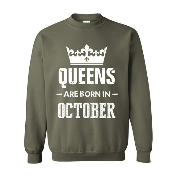 Artix - Mens Sweatshirts and Hoodies - Birthday Gift Queens Are Born in October