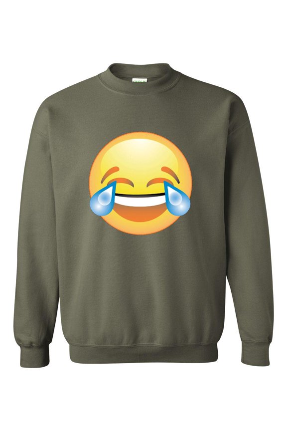 - Mens Sweatshirts and Hoodies - Emoji Laughing Tears