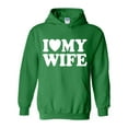thumbnail image 1 of Artix - Mens Sweatshirts and Hoodies - I Love My Wife, 1 of 5