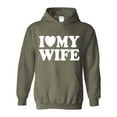 thumbnail image 1 of Artix - Mens Sweatshirts and Hoodies - I Love My Wife, 1 of 5