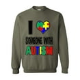 thumbnail image 1 of Artix - Mens Sweatshirts and Hoodies - I Love Someone With Autism, 1 of 5