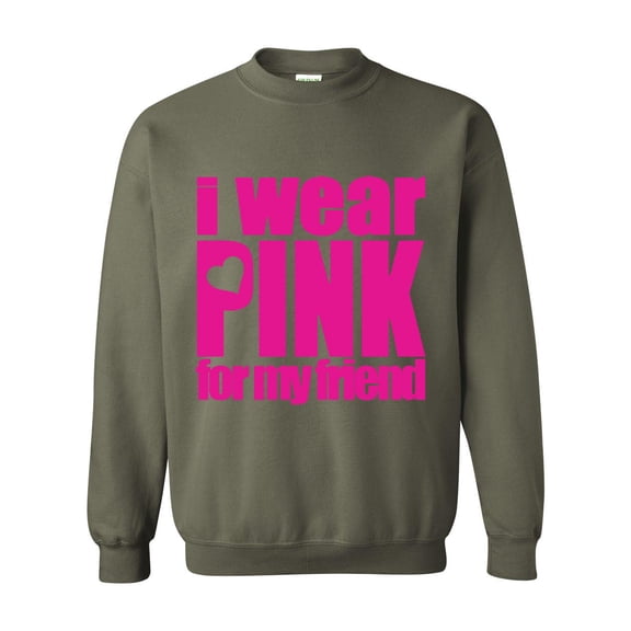 Artix - Mens Sweatshirts and Hoodies - I Wear Pink For My Friend
