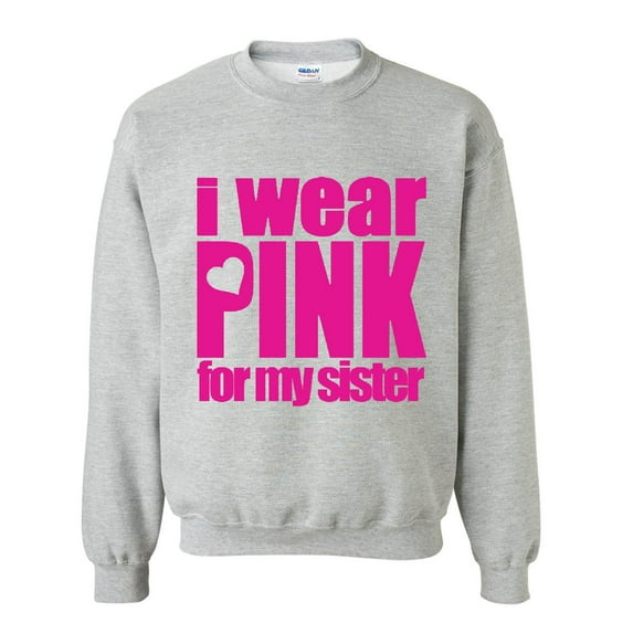 Artix - Mens Sweatshirts and Hoodies - I Wear Pink For My Sister