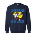 thumbnail image 1 of Artix - Mens Sweatshirts and Hoodies - Jesus Saves Hockey Goalie, 1 of 5