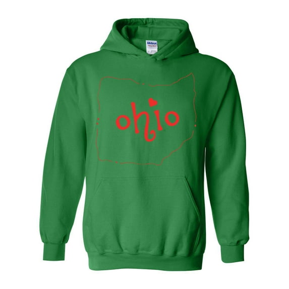 Artix - Mens Sweatshirts and Hoodies - Ohio Map