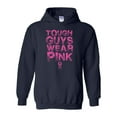 thumbnail image 1 of Artix - Mens Sweatshirts and Hoodies - Tough Guys Wear Pink Cancer, 1 of 5