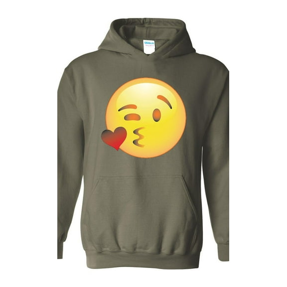 Artix - Mens Sweatshirts and Hoodies, up to Size 5XL - Emoji Winky Face