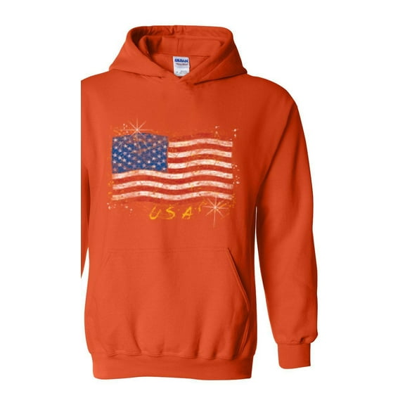 Artix - Women Sweatshirts and Hoodies - American Flag USA in Gold