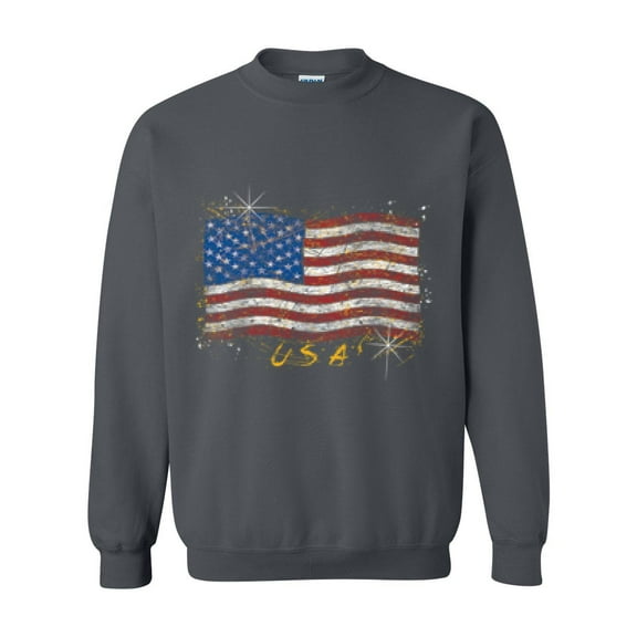 Artix - Women Sweatshirts and Hoodies - American Flag USA in Gold