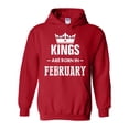 thumbnail image 1 of Artix - Women Sweatshirts and Hoodies - Birthday Gift Kings Are Born In February, 1 of 5