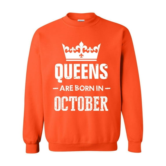 Artix - Women Sweatshirts and Hoodies - Birthday Gift Queens Are Born in October