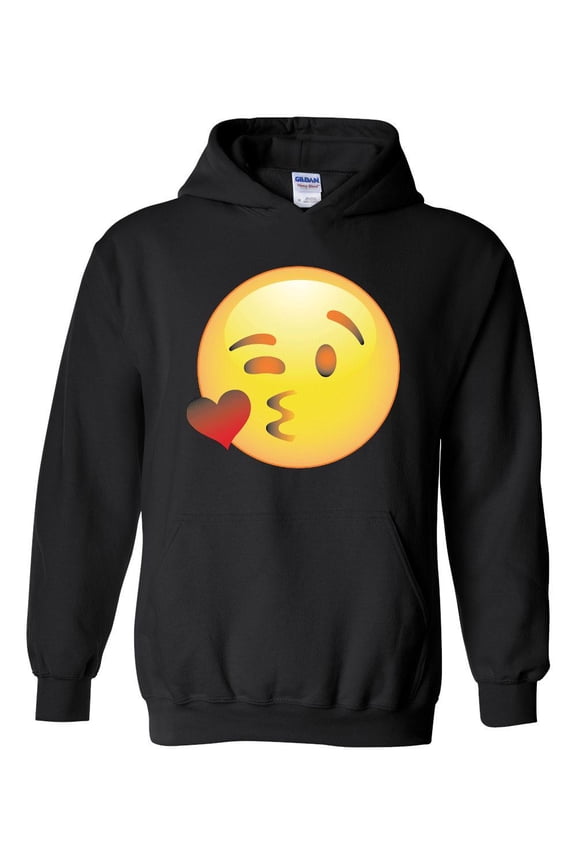- Women Sweatshirts and Hoodies - Emoji Winky Face