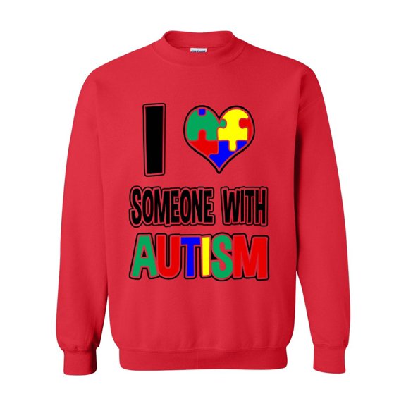 Artix - Women Sweatshirts and Hoodies - I Love Someone With Autism
