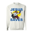 thumbnail image 1 of Artix - Women Sweatshirts and Hoodies - Jesus Saves Hockey Goalie, 1 of 5