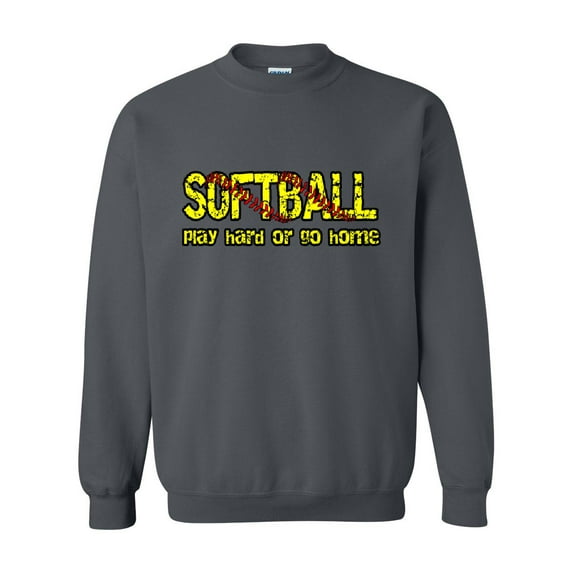 Artix - Women Sweatshirts and Hoodies - Softball Play Hard or Go Home