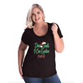 thumbnail image 1 of Artix - Women's Plus Size Curvy T-Shirt - Dear Santa, 1 of 5
