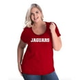 thumbnail image 1 of Artix - Women's Plus Size Curvy T-Shirt - Jaguars, 1 of 5