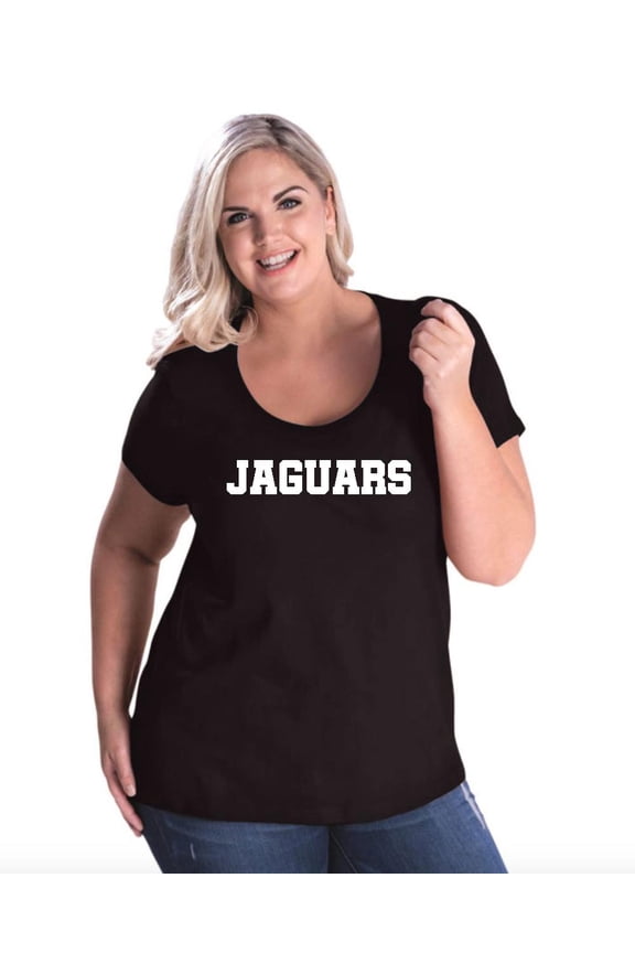 Artix - Women's Plus Size Curvy T-Shirt - Jaguars