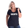 thumbnail image 1 of Artix - Women's Plus Size Curvy T-Shirt - Saints, 1 of 4