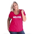 thumbnail image 1 of Artix - Women's Plus Size Curvy T-Shirt - Wolves, 1 of 4