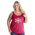 thumbnail image 1 of Artix - Women's Plus Size Tank Top - Christmas Snowflake, 1 of 5