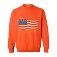 thumbnail image 1 of Artix - Women's Plus Sweatshirts and Hoodies - American Flag USA in Gold, 1 of 5