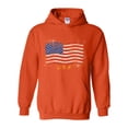 thumbnail image 1 of Artix - Women's Plus Sweatshirts and Hoodies - American Flag USA in Gold, 1 of 5