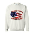 thumbnail image 1 of Artix - Women's Plus Sweatshirts and Hoodies - American Proud To Be US Flag, 1 of 5