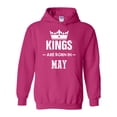 thumbnail image 1 of Artix - Women's Plus Sweatshirts and Hoodies - Birthday Gift Kings are Born in May, 1 of 5