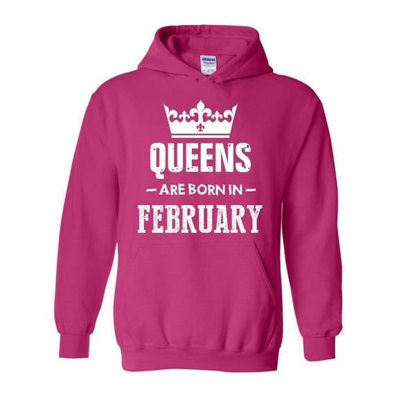 Artix - Women's Plus Sweatshirts and Hoodies - Birthday Gift Queens Are Born in February