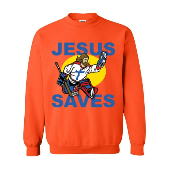Artix - Women's Plus Sweatshirts and Hoodies - Jesus Saves Hockey Goalie