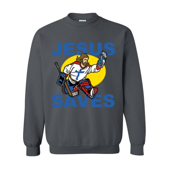 Artix - Women's Plus Sweatshirts and Hoodies - Jesus Saves Hockey Goalie