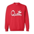 thumbnail image 1 of Artix - Women's Plus Sweatshirts and Hoodies - Queen Crown, 1 of 5