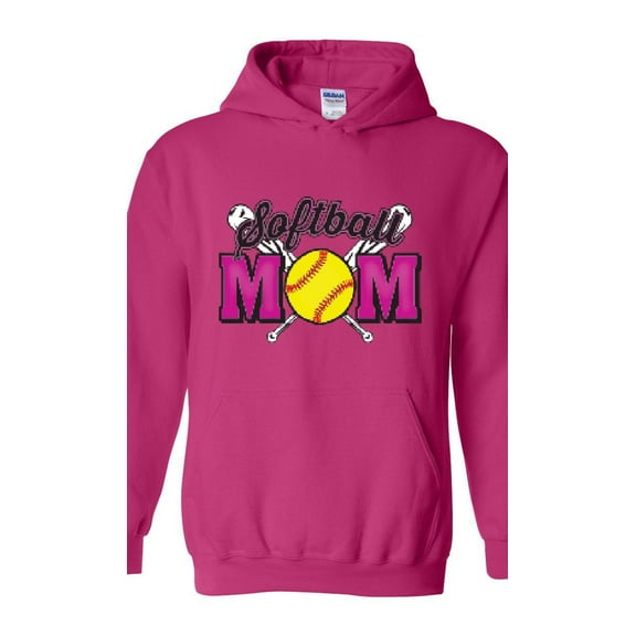 Artix - Women's Plus Sweatshirts and Hoodies - Softball Mom