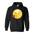 thumbnail image 1 of Artix - Women's Plus Sweatshirts and Hoodies, up to Size 5XL - Emoji Winky Face, 1 of 5