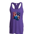 thumbnail image 1 of Artix - Women's Racerback Tank Top - American Flag 4th of July, 1 of 5
